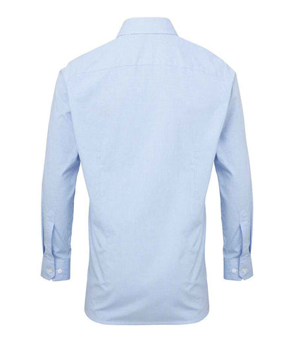Premier Gingham Long Sleeve Shirt - BACK