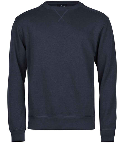Tee Jays Ribbed Interlock Crew Neck Sweatshirt - FRONT