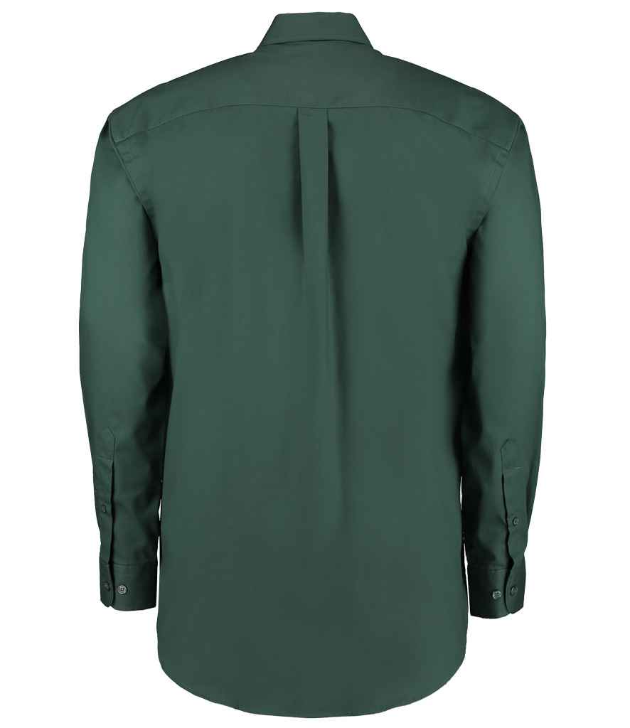 Kustom Kit Premium Long Sleeve Classic Fit Oxford Shirt - BACK