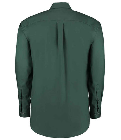 Kustom Kit Premium Long Sleeve Classic Fit Oxford Shirt - BACK