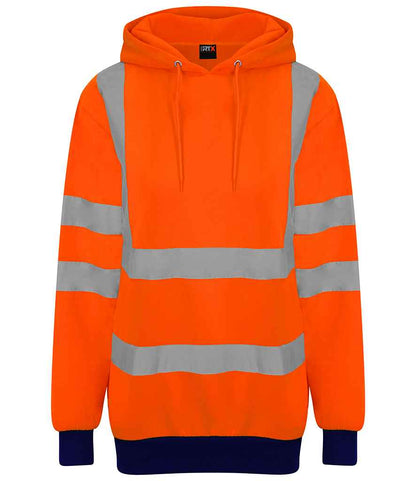 Pro RTX High Visibility Two Tone Hoodie - Orange/Navy - front