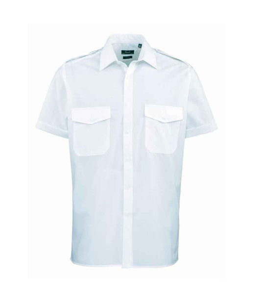 Premier Short Sleeve Pilot Shirt - FRONT