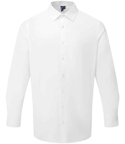 Premier Recyclight® Long Sleeve Poplin Shirt - FRONT