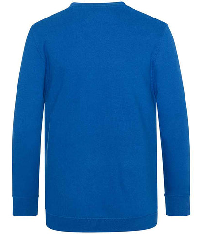 AWDis Academy Kids V Neck Sweatshirt - Royal Blue (AC003B) - back