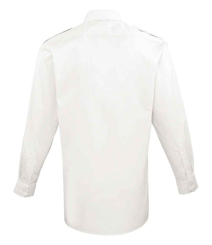 Premier Long Sleeve Pilot Shirt - BACK