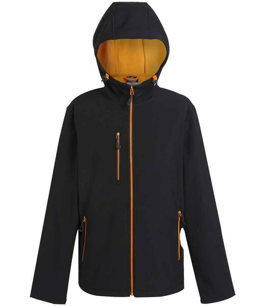 Regatta Navigate Two Layer Hooded Soft Shell Jacket - FRONT