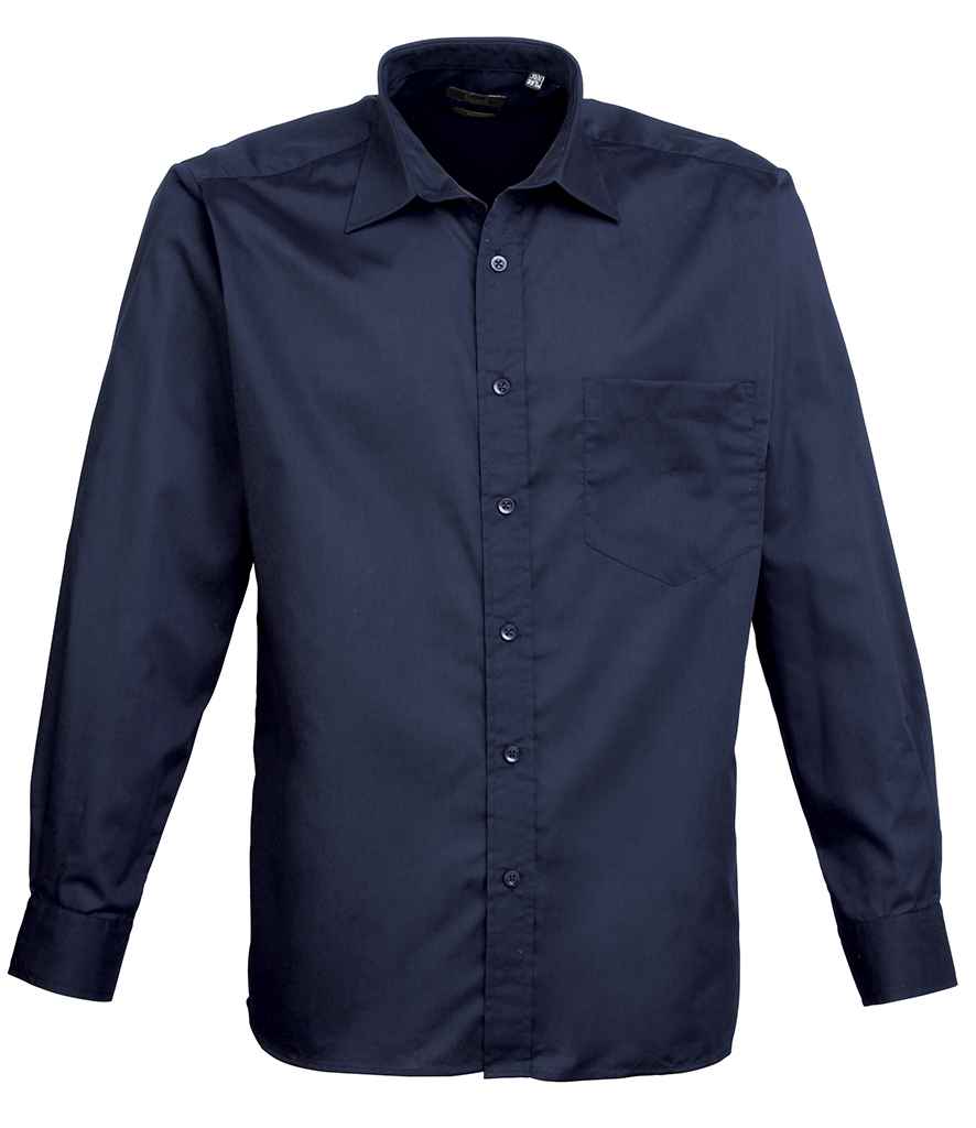 Premier Long Sleeve Poplin Shirt - FRONT