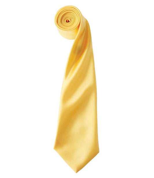 Premier 'Colours' Satin Tie - FRONT