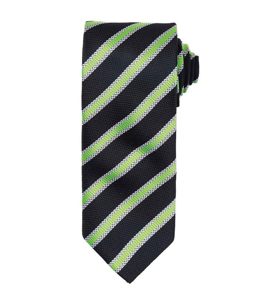 Premier Waffle Stripe Tie - FRONT