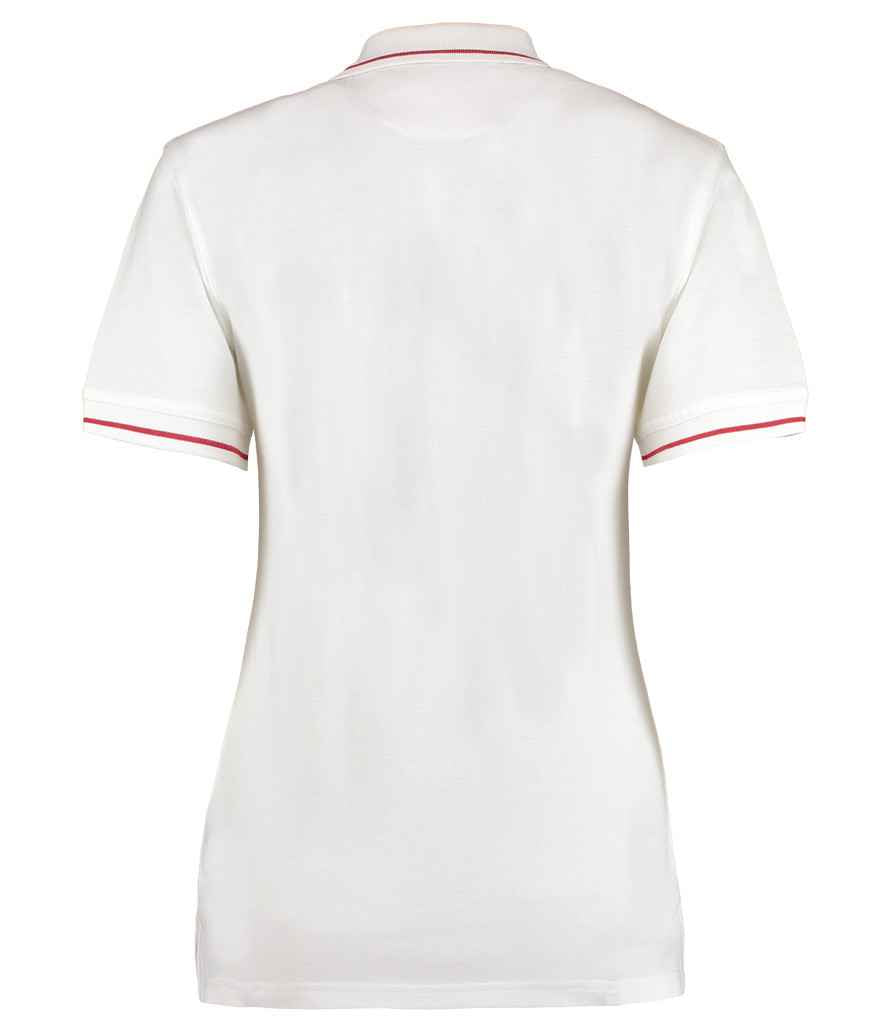 Kustom Kit Ladies St Mellion Tipped Cotton Piqué Polo Shirt - BACK