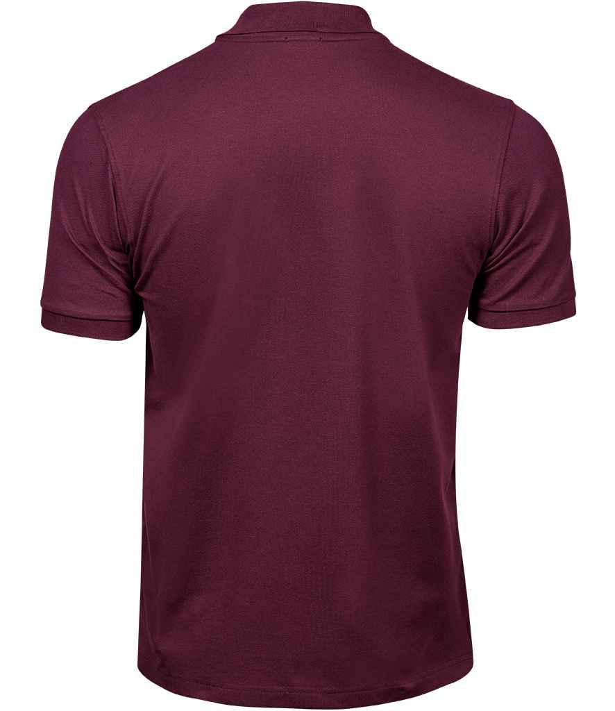 Tee Jays Luxury Stretch Piqué Polo Shirt - BACK