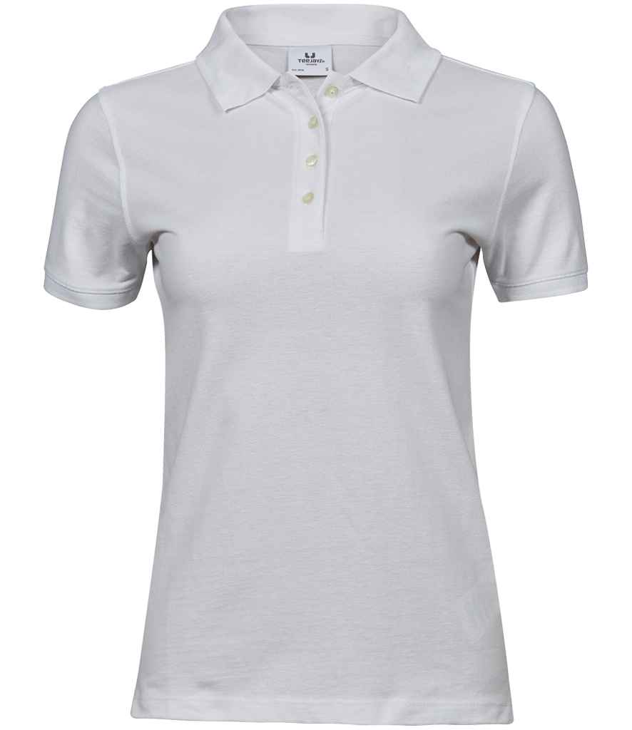 Tee Jays Ladies Heavy Cotton Piqué Polo Shirt - FRONT