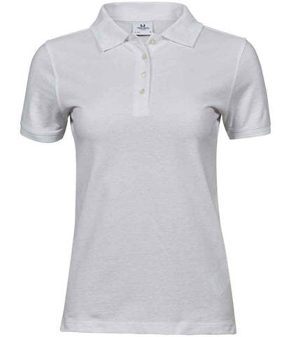 Tee Jays Ladies Heavy Cotton Piqué Polo Shirt - FRONT