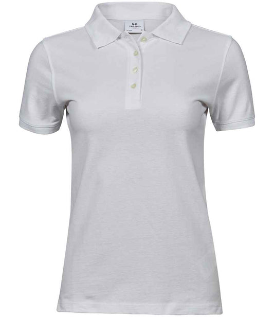 Tee Jays Ladies Heavy Cotton Piqué Polo Shirt - FRONT