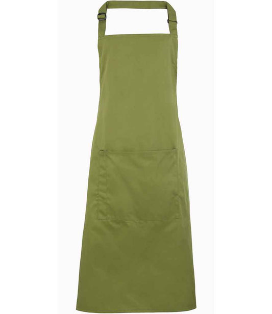 Premier 'Colours' Bib Apron with Pocket - FRONT