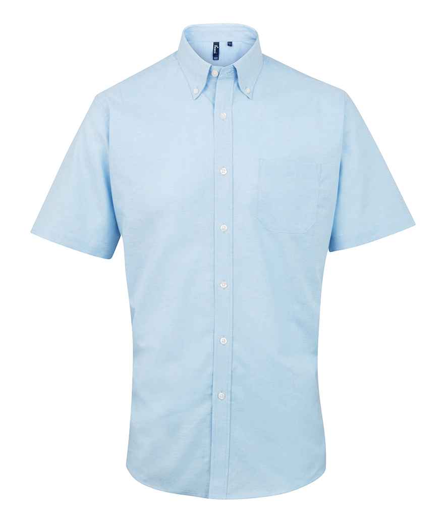 Premier Signature Short Sleeve Oxford Shirt - FRONT