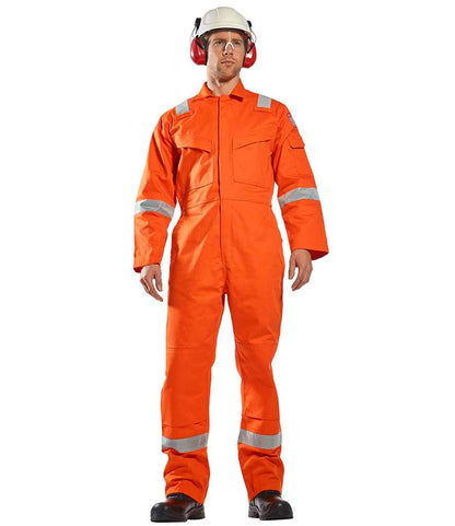 Portwest Bizflame™ Anti-Static Coverall - Orange (PW425) - MODEL