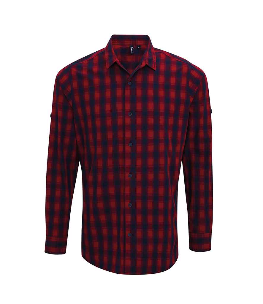 Premier Mulligan Check Long Sleeve Shirt - FRONT