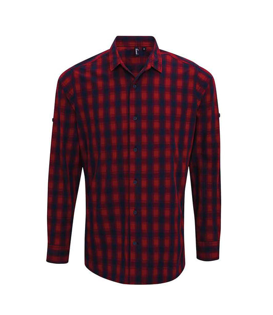 Premier Mulligan Check Long Sleeve Shirt - FRONT
