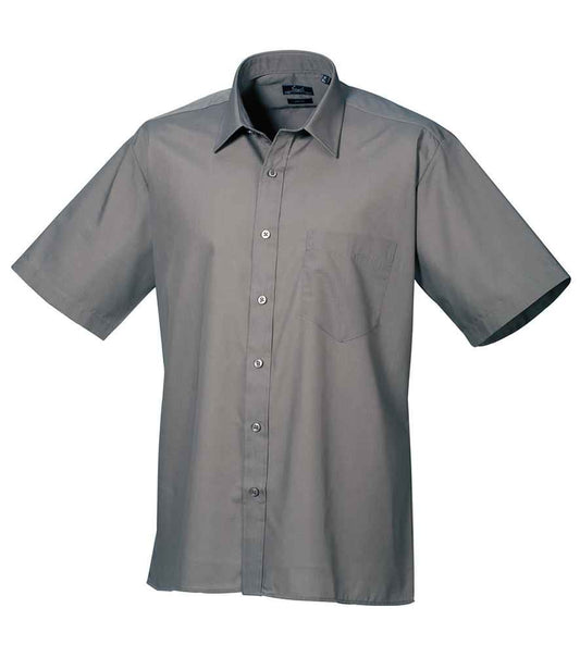 Premier Short Sleeve Poplin Shirt - FRONT