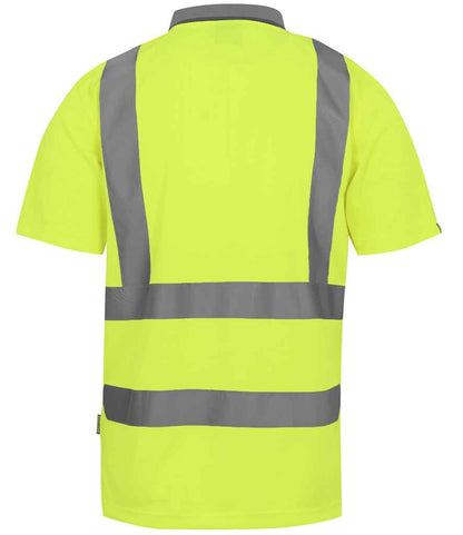 Regatta High Visibility Pro Contract Polo Shirt - BACK