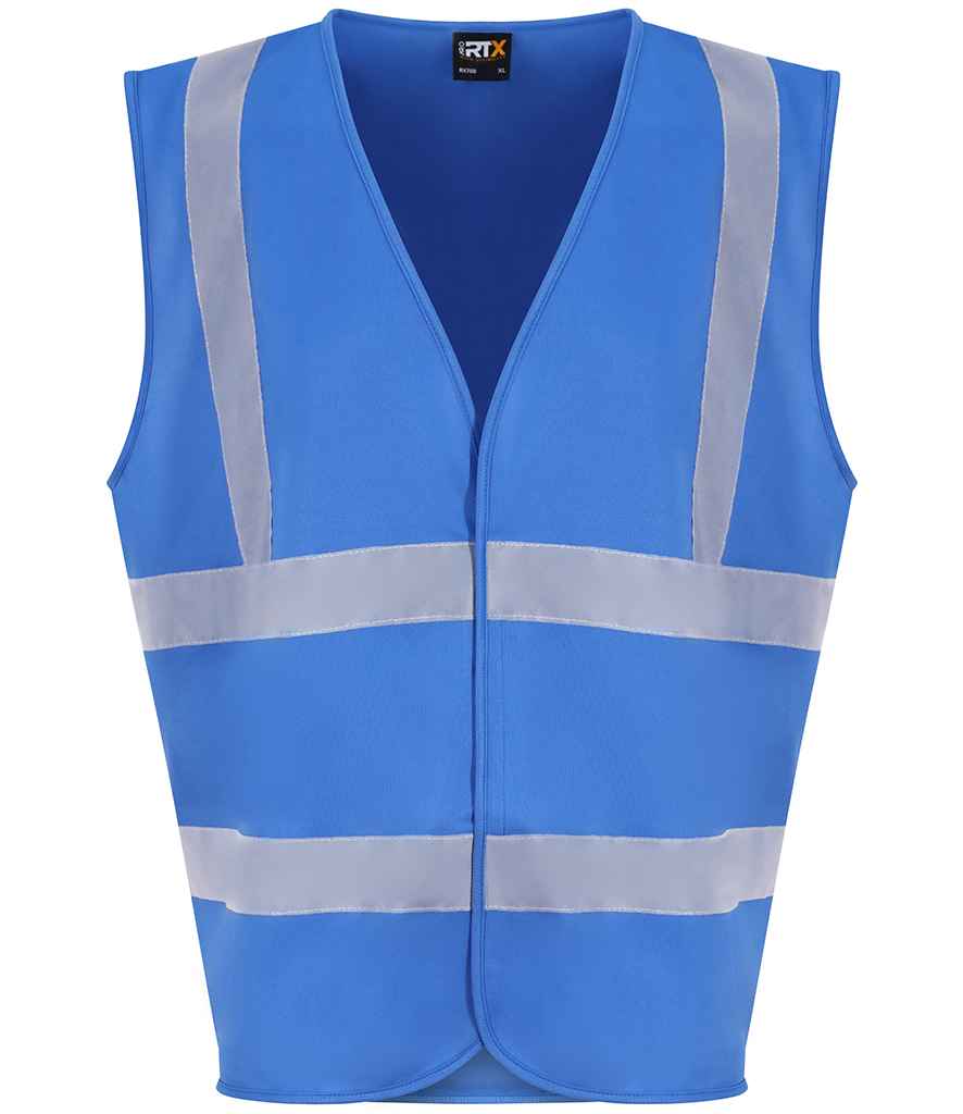 Pro RTX High Visibility Waistcoat - Sapphire Blue - front