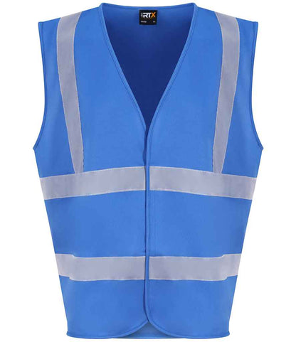 Pro RTX High Visibility Waistcoat - Sapphire Blue - front