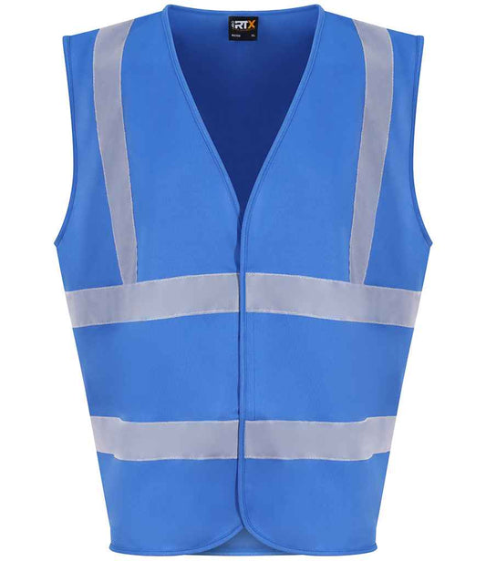 Pro RTX High Visibility Waistcoat - Sapphire Blue - front