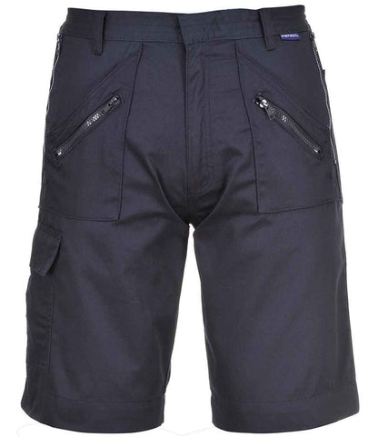 Portwest Action Shorts - Dark Navy (PW103) - FRONT