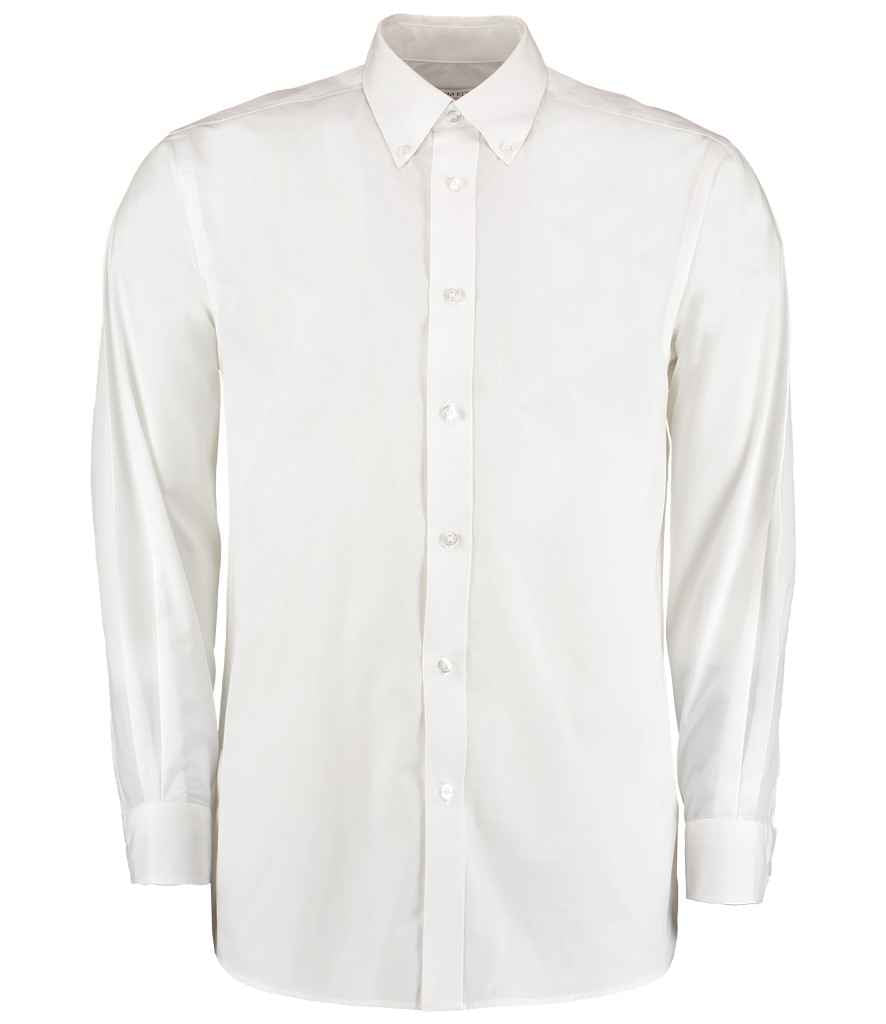 Kustom Kit Long Sleeve Classic Fit Workforce Shirt - FRONT