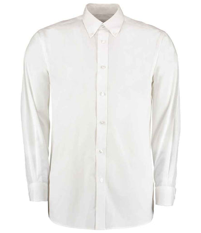 Kustom Kit Long Sleeve Classic Fit Workforce Shirt - FRONT