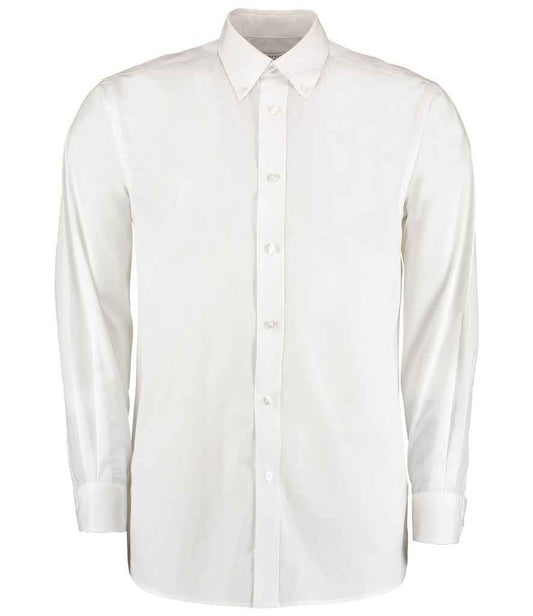 Kustom Kit Long Sleeve Classic Fit Workforce Shirt - FRONT