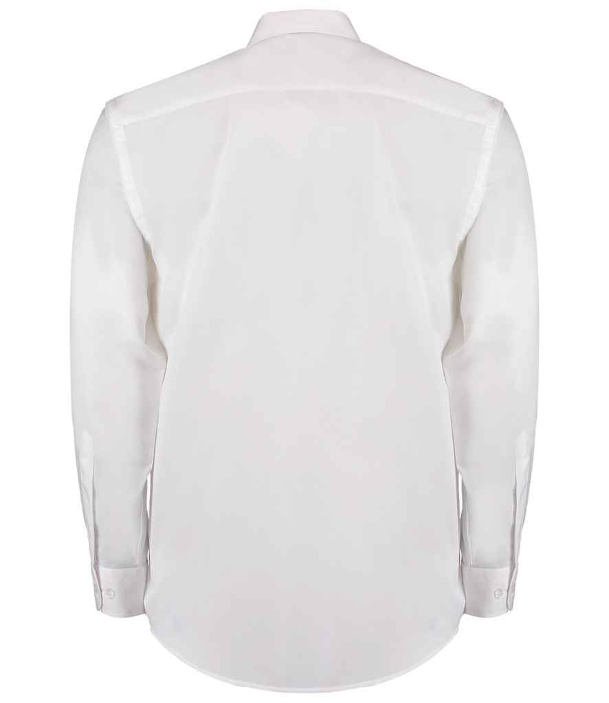 Kustom Kit Long Sleeve Classic Fit Business Shirt - BACK