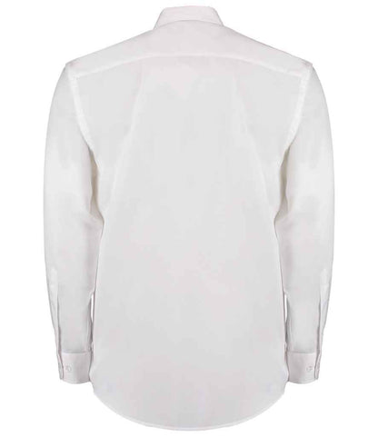 Kustom Kit Long Sleeve Classic Fit Business Shirt - BACK
