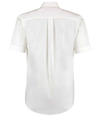 Kustom Kit Premium Short Sleeve Classic Fit Oxford Shirt - BACK