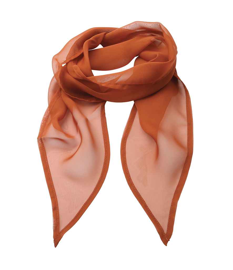 Premier 'Colours' Chiffon Scarf - FRONT