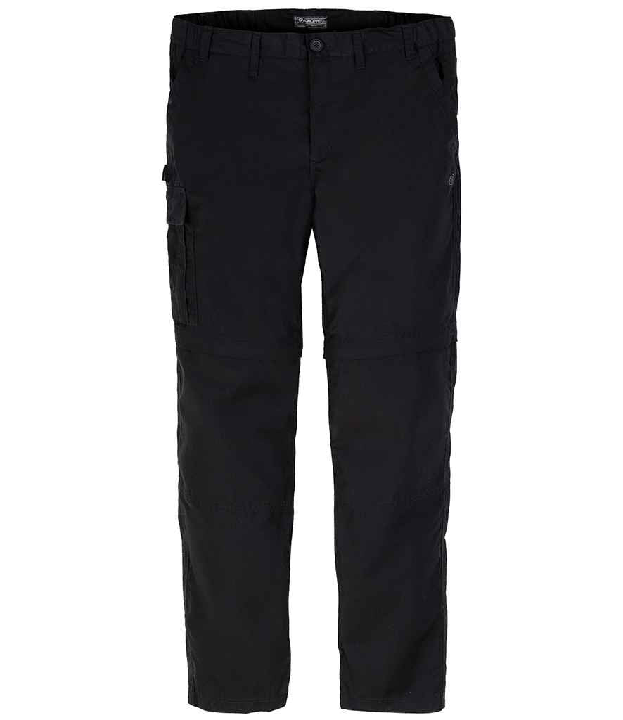 Craghoppers Expert Kiwi Tailored Trousers - Black (CR231) - front