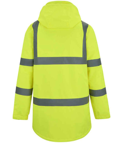 Regatta High Visibility Pro Contract Dover Parka - BACK