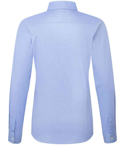 Premier Ladies Supreme Long Sleeve Oxford Shirt - BACK
