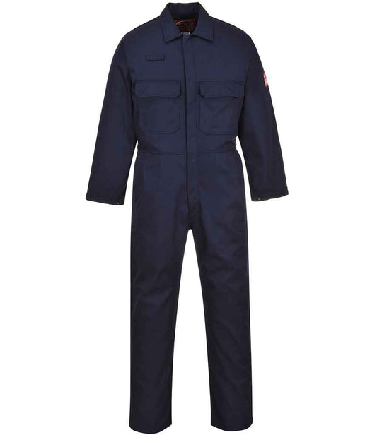 Portwest Bizweld™ Flame Resistant Coverall - Navy (PW452) - FRONT