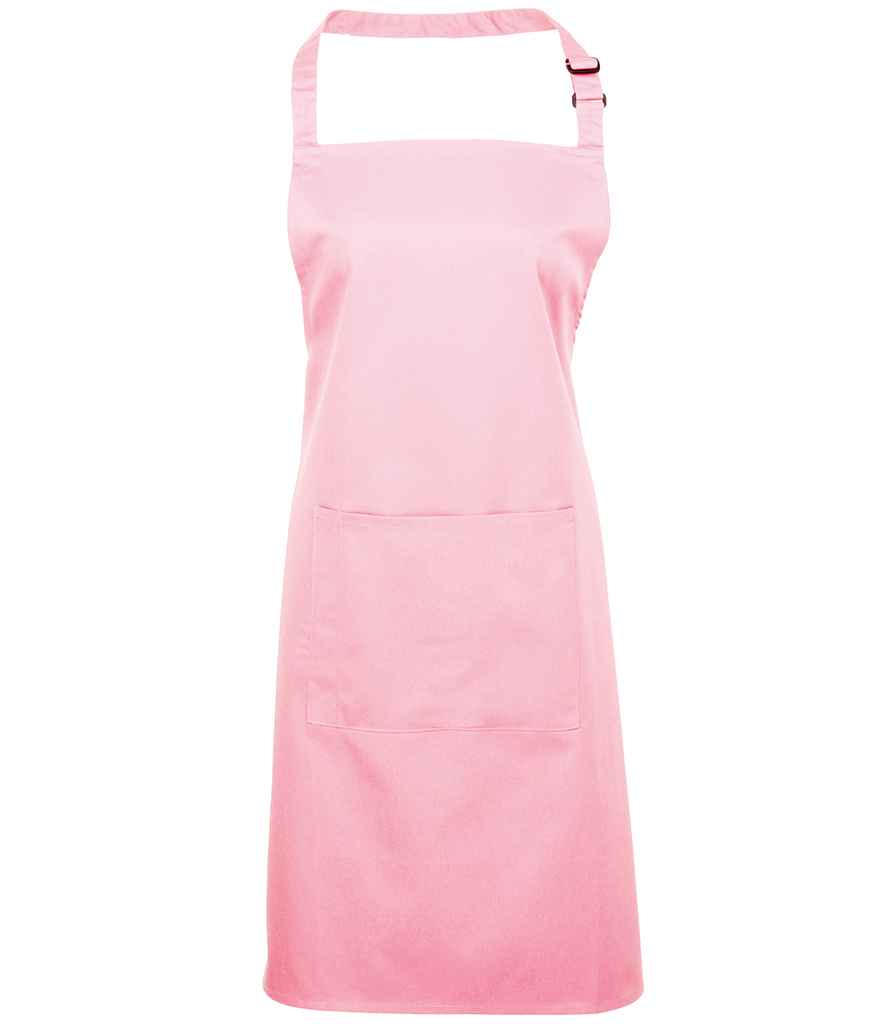 Premier 'Colours' Bib Apron with Pocket - FRONT