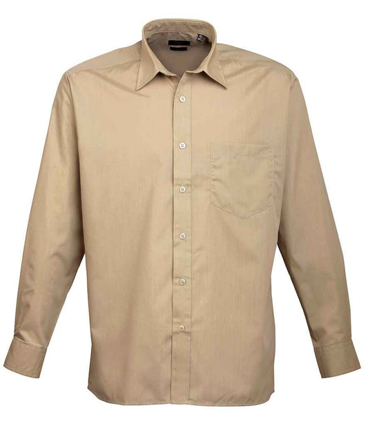 Premier Long Sleeve Poplin Shirt - FRONT