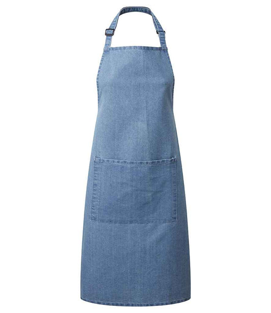 Premier 'Colours' Bib Apron with Pocket - FRONT