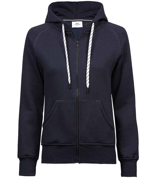 Tee Jays Ladies Fashion Zip Hooded Sweatshirt - FRONT