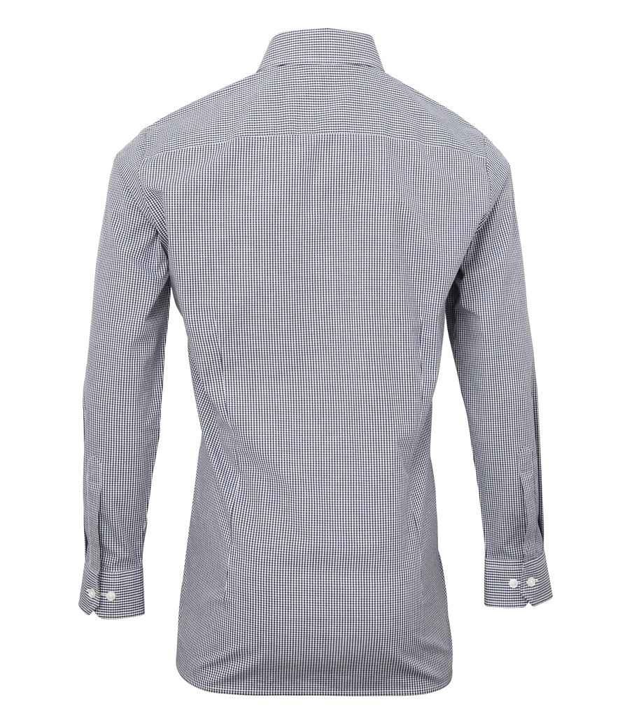 Premier Gingham Long Sleeve Shirt - BACK