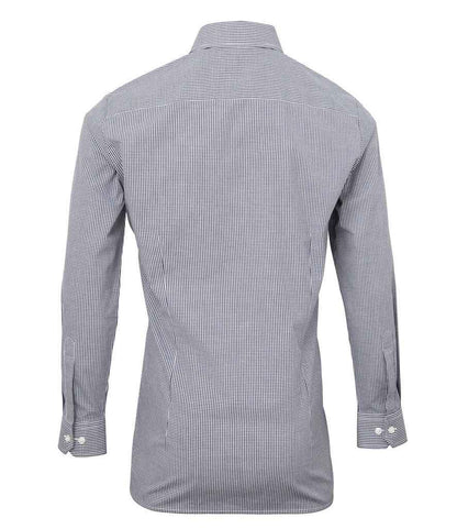 Premier Gingham Long Sleeve Shirt - BACK