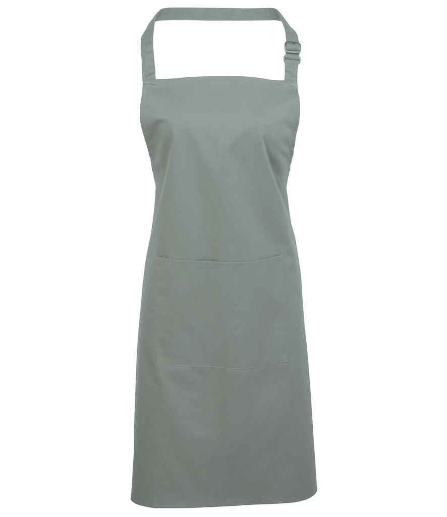 Premier 'Colours' Bib Apron with Pocket - FRONT