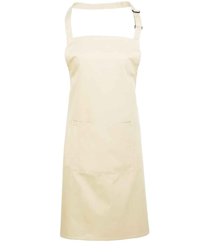Premier 'Colours' Bib Apron with Pocket - FRONT