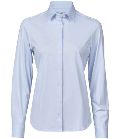 Tee Jays Ladies Active Long Sleeve Stretch Shirt - FRONT