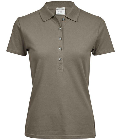 Tee Jays Ladies Luxury Stretch Polo Shirt - FRONT